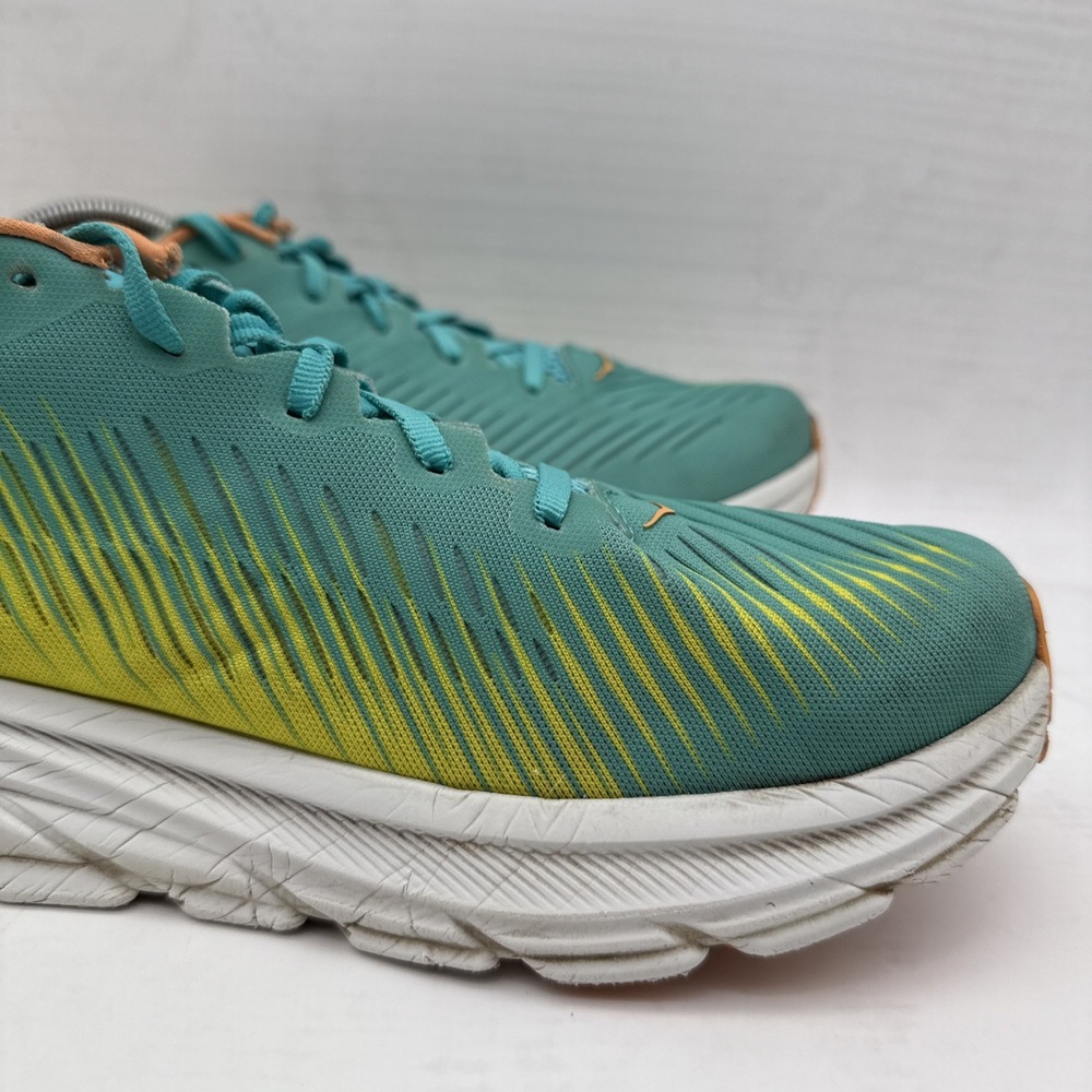 Hoka One One Rincon 3 Mens 11.5D Shoes Green Yellow Running Sneaker 1119395 CEPR - Picture 16 of 16